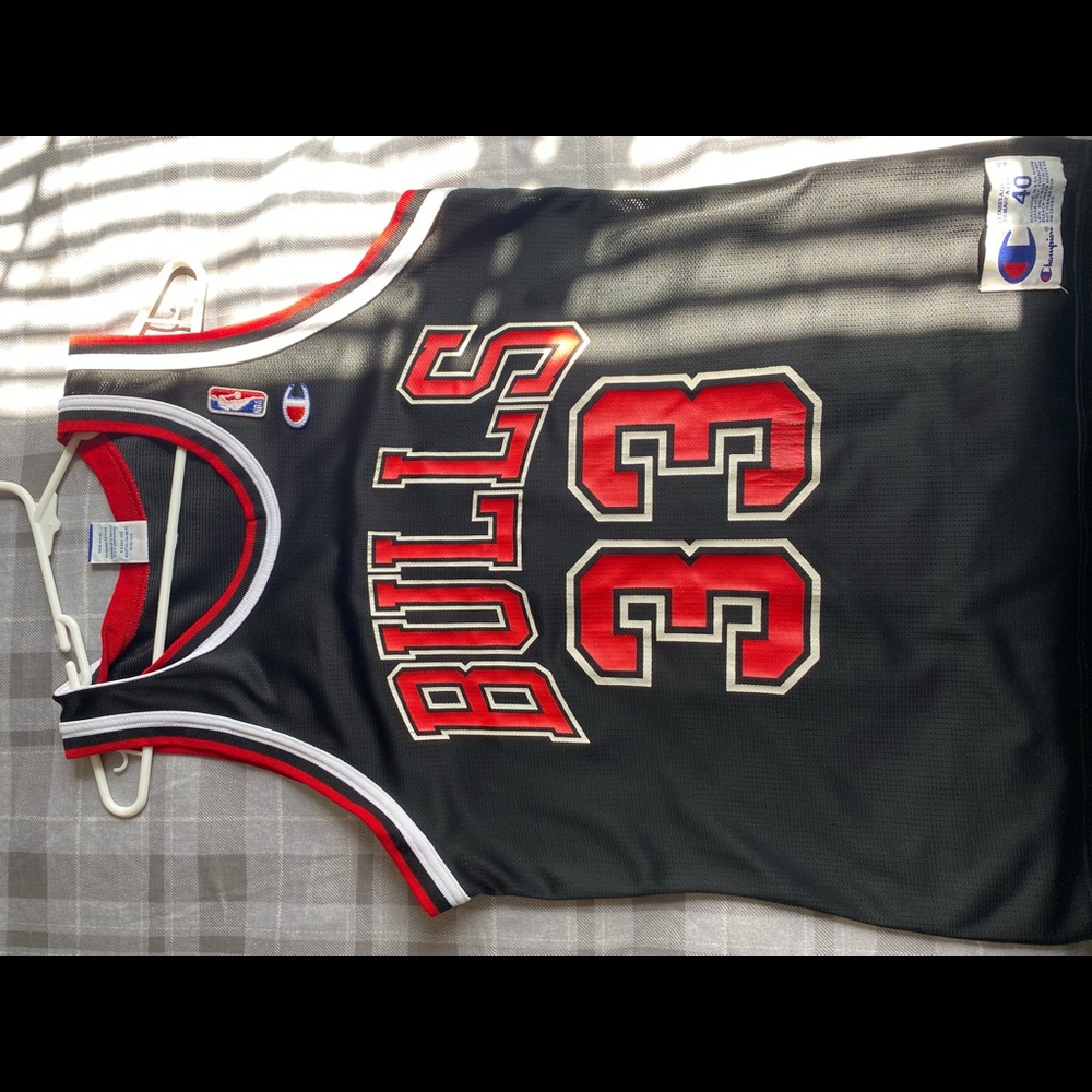 Champion Scottie Pippen Bulls Away Jersey